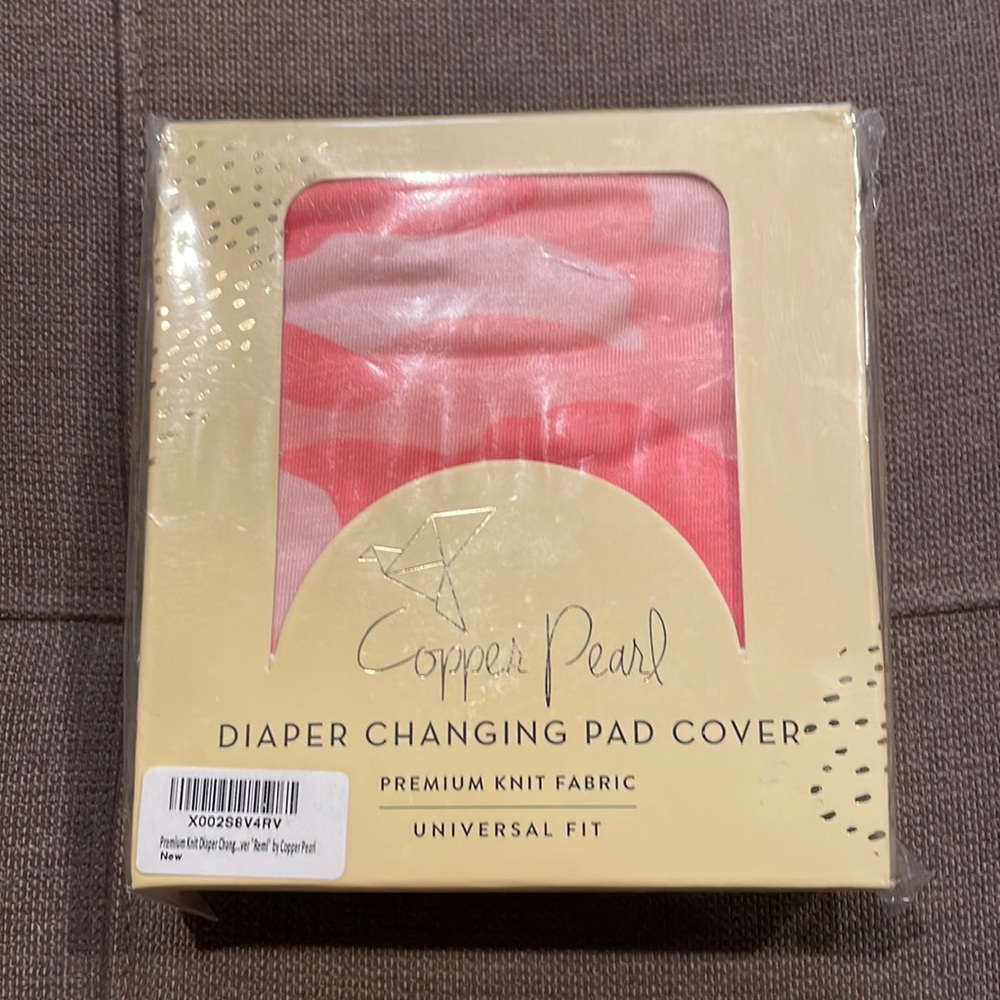 Copper Pearl changing pad cover
